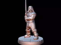 Bangsdar the (Modular) Barbarian (15mm scale)