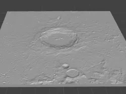 Copernicus Crater on the Moon