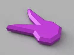 D.va Light gun keychain (Overwatch)