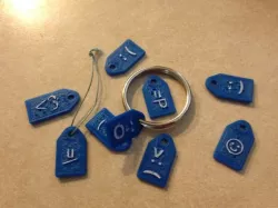 Emoji Keychains (ok, fine... they're mostly emoticons)