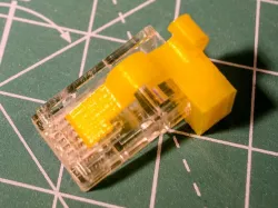 Ethernet (RJ45) COMPLETELY :: broken Plug  lock-tab fix