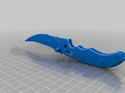 Flip knife (moving parts)