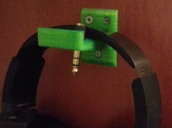 Headphone hanger (wall-mounted)