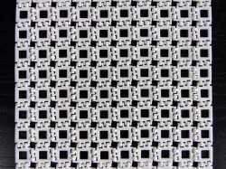 Hinged flat square surface