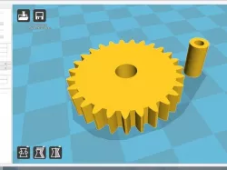 HP 1320 gear engranaje