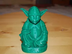 Improved Yoda Buddha w/ Lightsaber