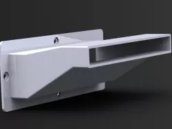 K40 Laser Cutter 3D Printed Exhaust Port