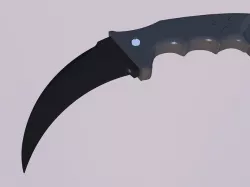 Karambit with blade mold