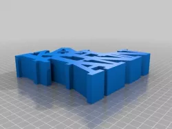 KathAnn Customized Variable WORD Sculpture