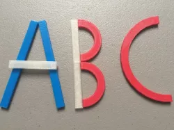 Letter Building Blocks