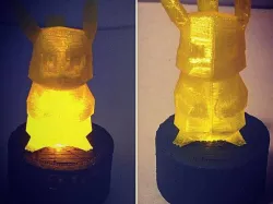 Low Poly Pikachu NightLight