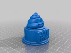 Lucky Turd Emoji Trophy
