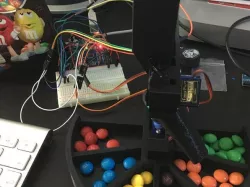 M&M's sorting machine
