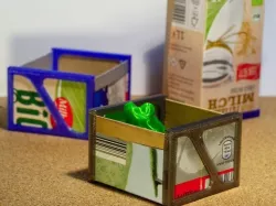 Milkcarton recycle boxes