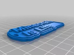Minecraft Keychain