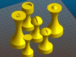 Modern, Simplistic Chess Set