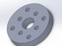 Mounting plate for Zyltech Anti-backlash nut
