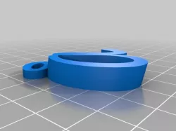 My Customized iamburny's v2  Text - Name Keyring / Keyfob