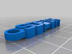 My Customized Message Keychain