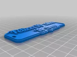 My Customized Multiline Tag or Keychain