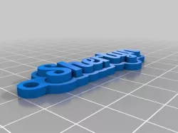 My Customized Multiline Tag or Keychain
