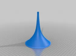 NEXTFILA - 3D printed gramophone horn - straight