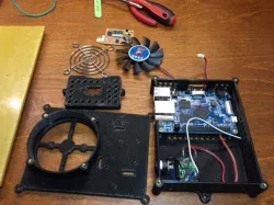 OrangePI PC case with smart ventilation