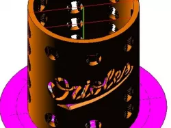 Orioles Votive Hurricane