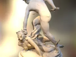 Perseus fighting Medusa