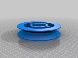 Printable Filament Spool Sized for MakerBox filaments