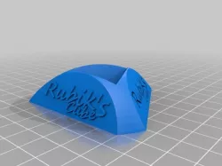 Rubiks cube stand named, parameterized with source code