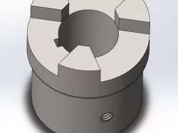 Shaft Coupling with Spider 3" (Public Domain)