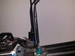 Simple multirotor rod GPS mount for NEO-M8N or similar