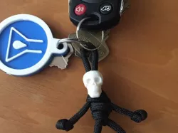Skull Bead Paracord Skeleton