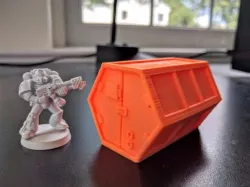 Small Shipping Container (wargaming widget)