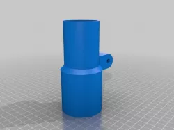 Swimming pool vac to shop vac attachment converter