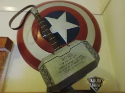 TzirBlake's Mjolnir (Thor's Hammer) Base and Stand for BrotherFoster Data Plaque