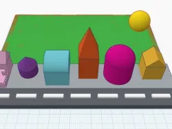 Volume of Buildings on a Street