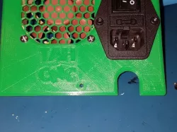 Wanhao Duplicator i3 v2 Back Panel 60mm w\small grill