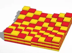 3D Reconfigurable Chessboard