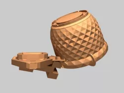Adjustable Light in a silent OpenSCAD