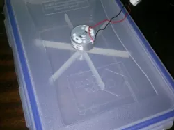 Air mixer (for cold acetone vapor bath)