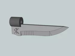 Airsoft 14 mm Knife Flash Hider
