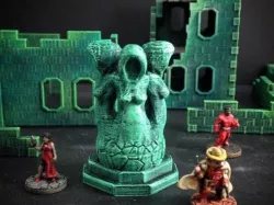 Arcane Statue: The Hooded Sisters (15mm scale)