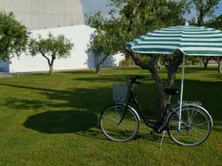 Beach umbrella holder for your bike