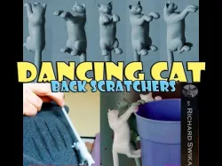 Dancing Cat Back Scratcher, Puppet and Toy