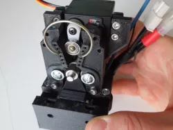 Direct drive dual extruder (single-nozzle and single-drive)
