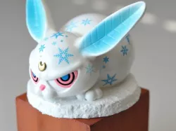Evil snow bunny