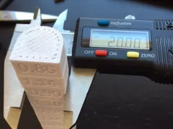 Extrusion Width Calibration Block