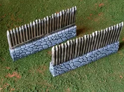Fantasy viking palisade